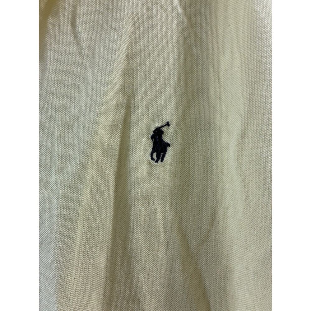 Polo Golf Ralph Lauren Men's Polo Shirt Sz Large Yellow Long Sleeve - Picture 3 of 8